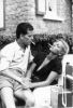 1949 Patrice et Malou fiancés Touquet